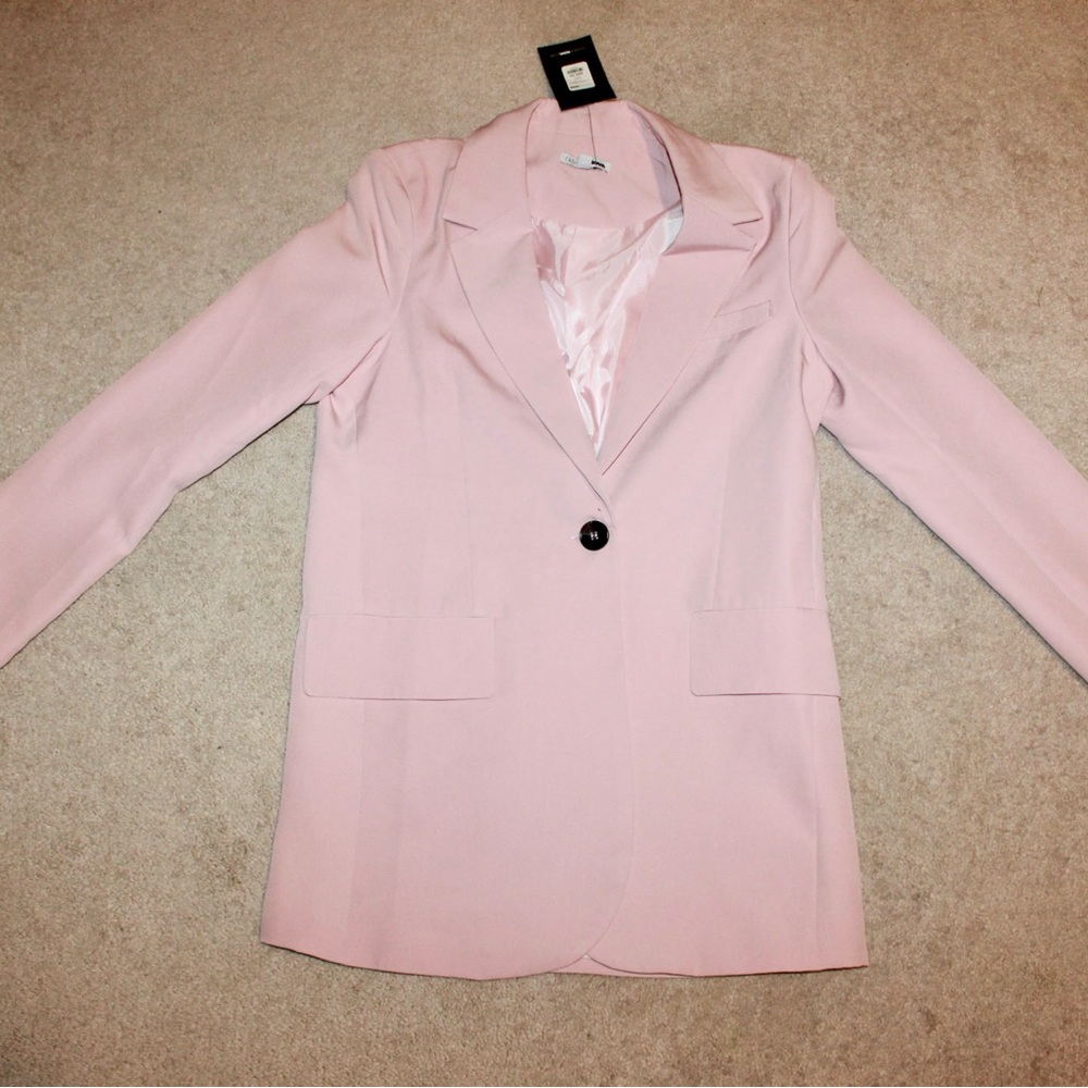 Fashion Nova Light Pink Blazer